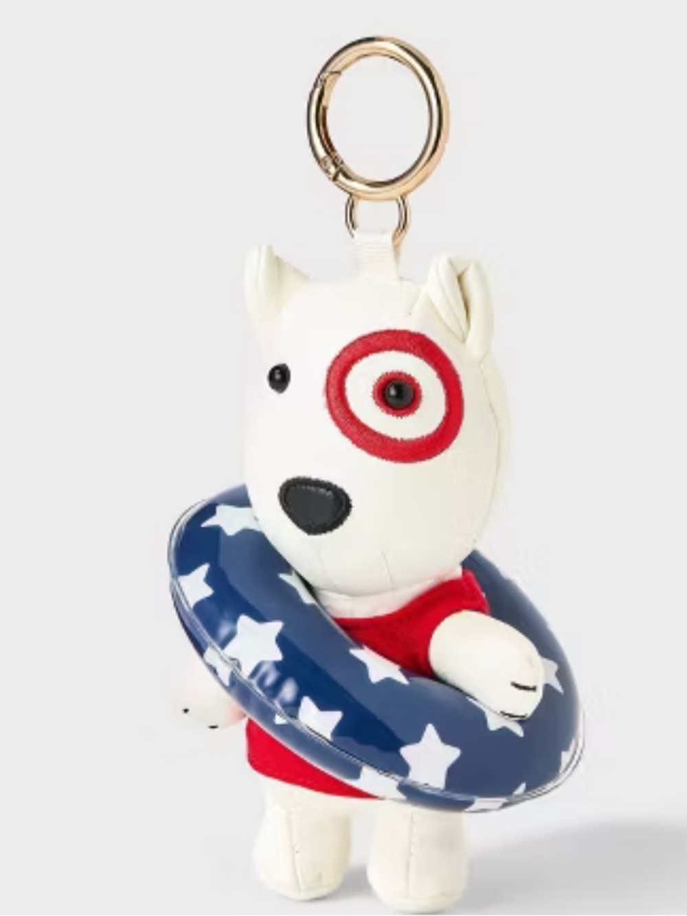 UNIVERSAL THREAD TARGET BULLSEYE DOG BAG CHARM